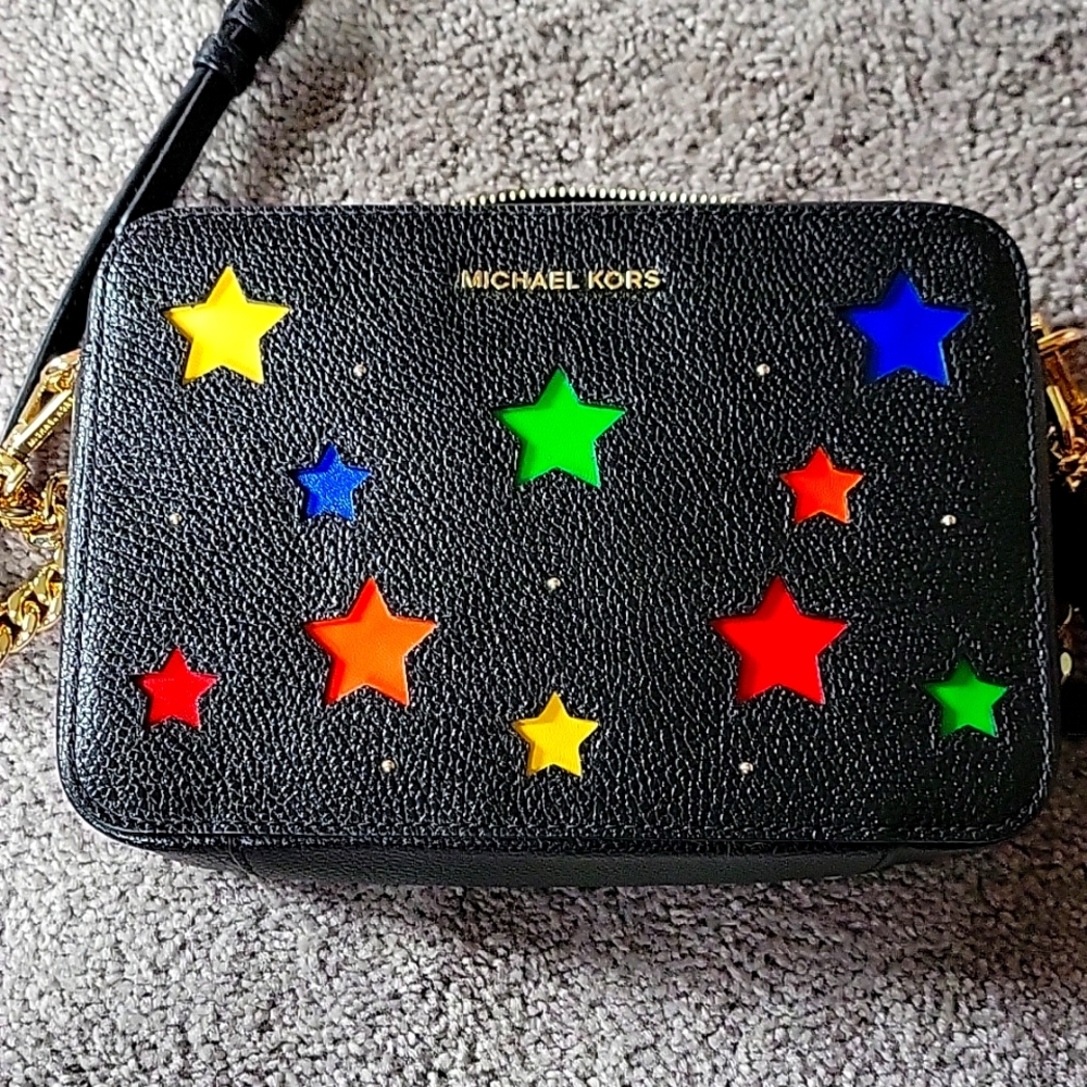 Michael Kors Ginny star cutout crossbody bag